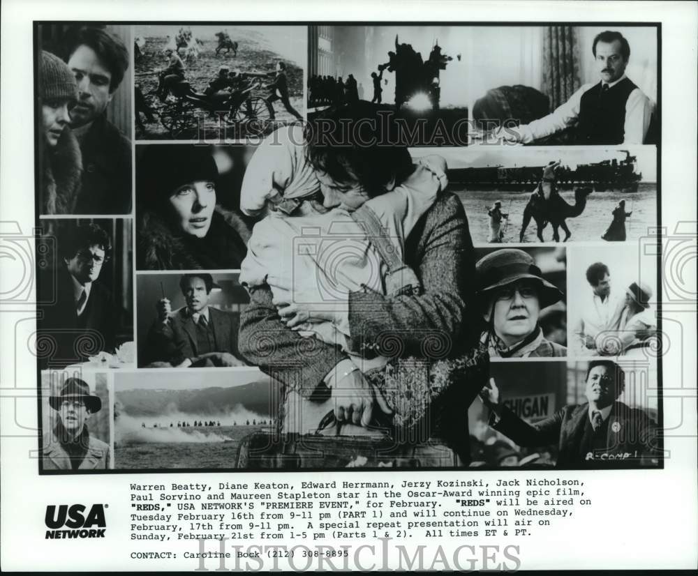 Press Photo Scenes from "Reds" Movie - Historic Images