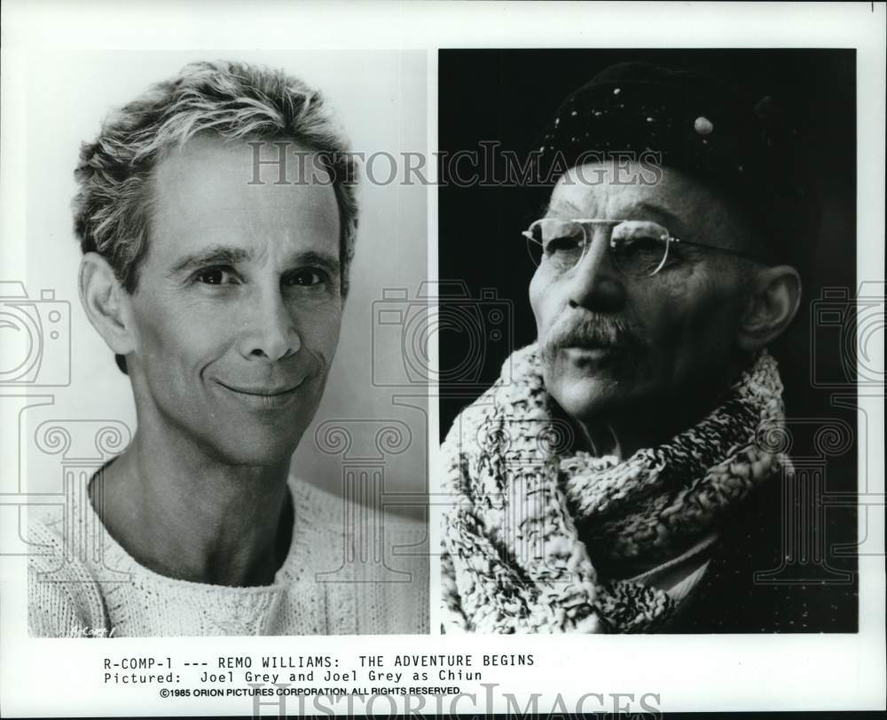 1985 Press Photo Joel Grey acts in &quot;Remo Williams: The Adventure Begins&#39; - Historic Images