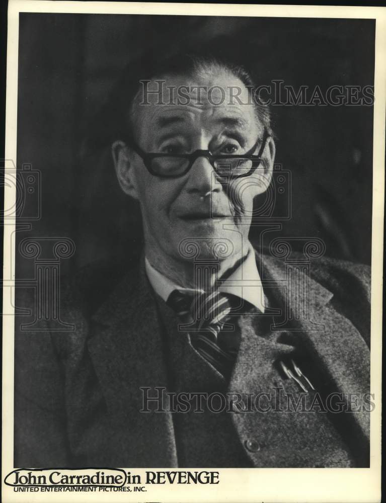 1988 Press Photo Actor John Carradine in "Revenge" - Historic Images
