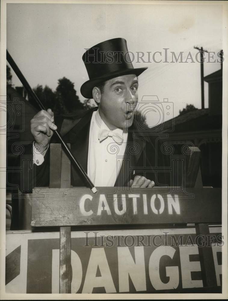 Press Photo Sid Caesar, Television Comedian - Historic Images