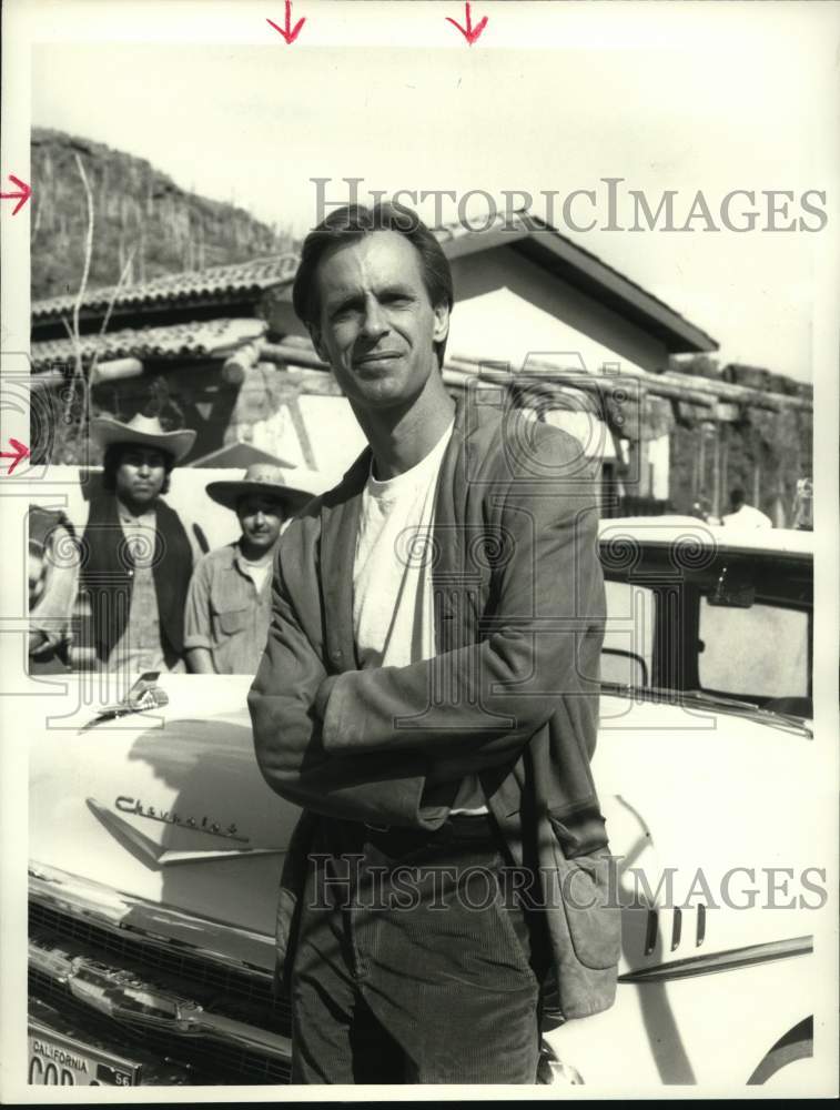 1988 Press Photo Actor Keith Carradine in "Stones for Ibarra" Movie - Historic Images