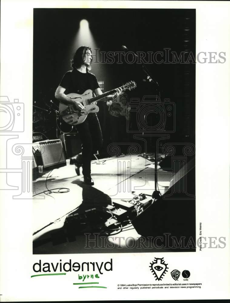 1994 Press Photo Musician David Byrne - Historic Images