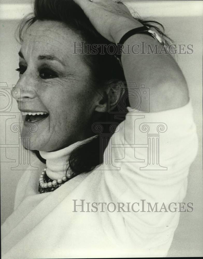 1989 Press Photo Actress Zoe Caldwell - Historic Images