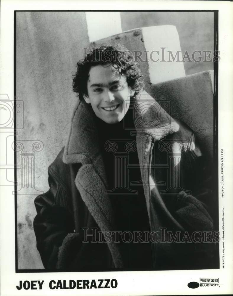 1991 Press Photo Musician Joey Calderazzo - Historic Images