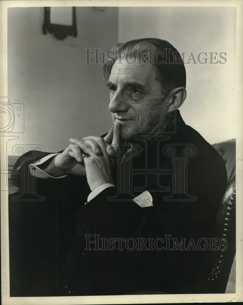 1965 Press Photo Houston Symphony conductor Sir John Barbirolli - hcp28177 - Historic Images