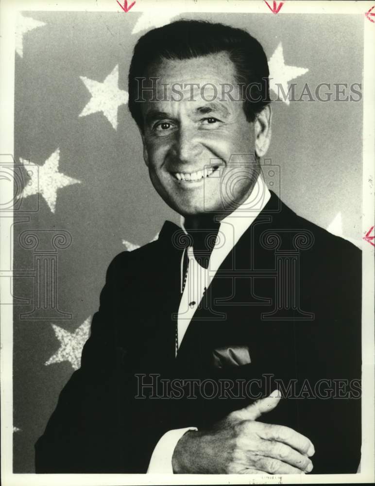 1986 Press Photo Bob Barker hosts &quot;The 1986 Miss Universe Pageant&quot; - Historic Images