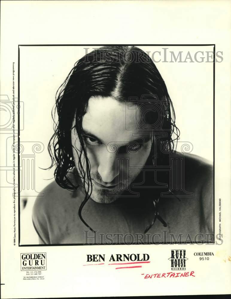 1995 Press Photo Entertainer Ben Arnold - Historic Images