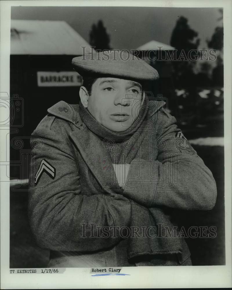 1966 Press Photo Actor Robert Clary - Historic Images