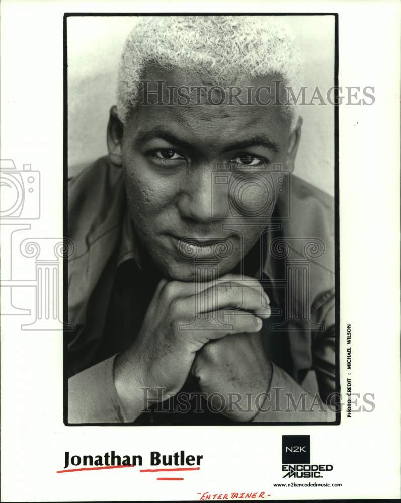 1997 Press Photo Entertainer Jonathan Butler - Historic Images