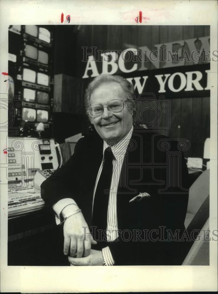 1987 Press Photo Roone Arledge of ABC - Historic Images