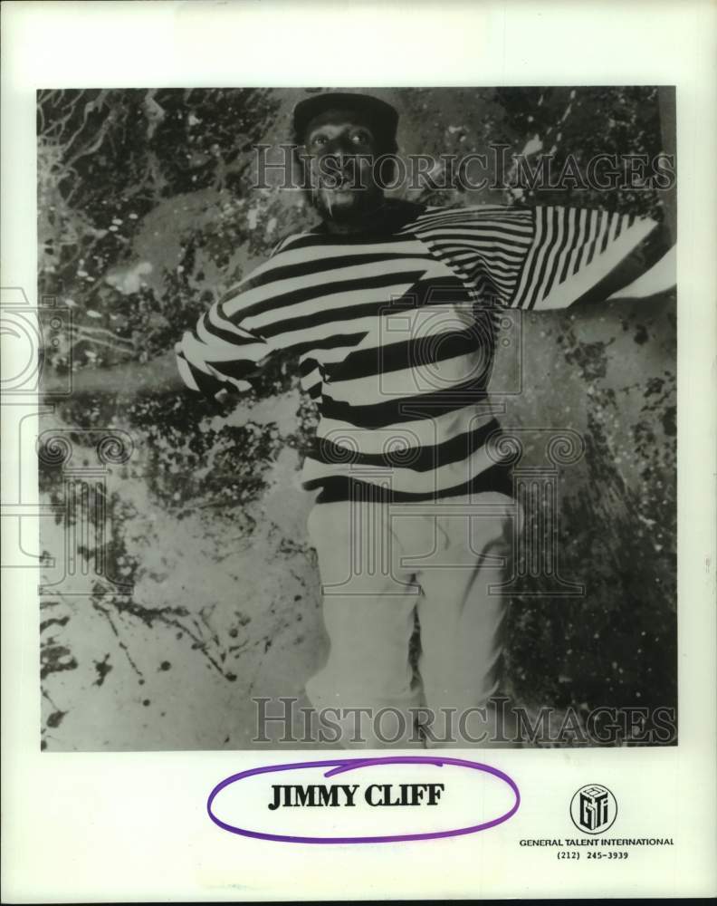 1988 Press Photo Singer Jimmy Cliff - Historic Images