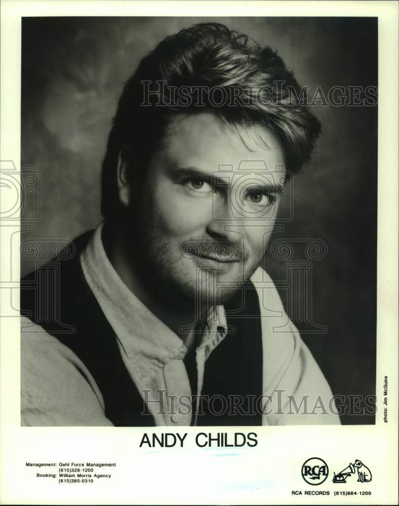 1993 Press Photo Musician Andy Childs - Historic Images