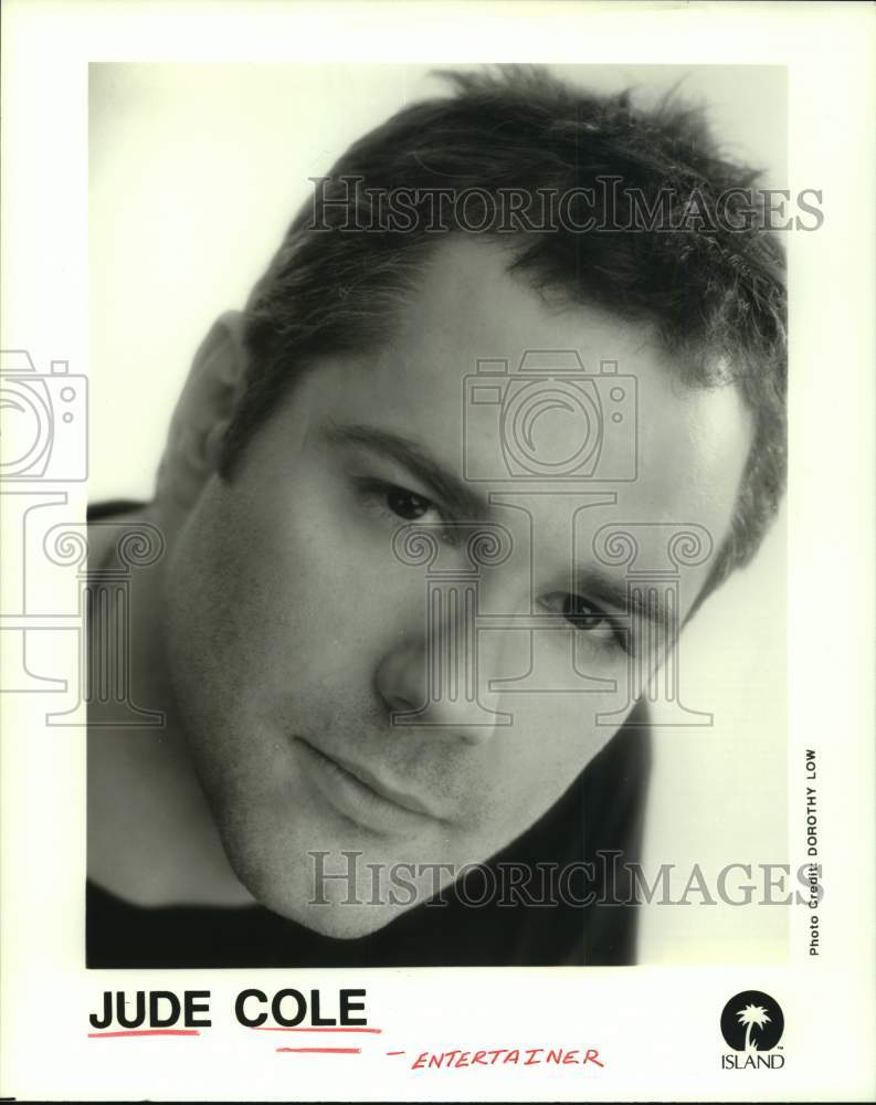 1995 Press Photo Entertainer Jude Cole. - Historic Images