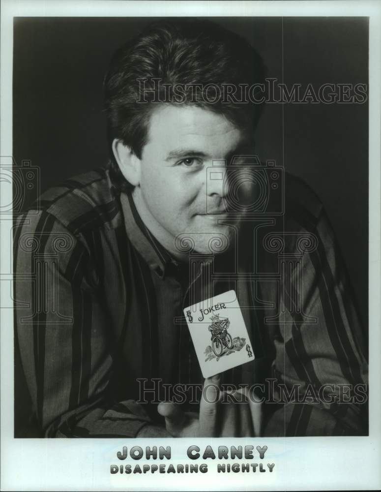 1988 Press Photo Musician John Carney in Disappearing Nightly - Historic Images