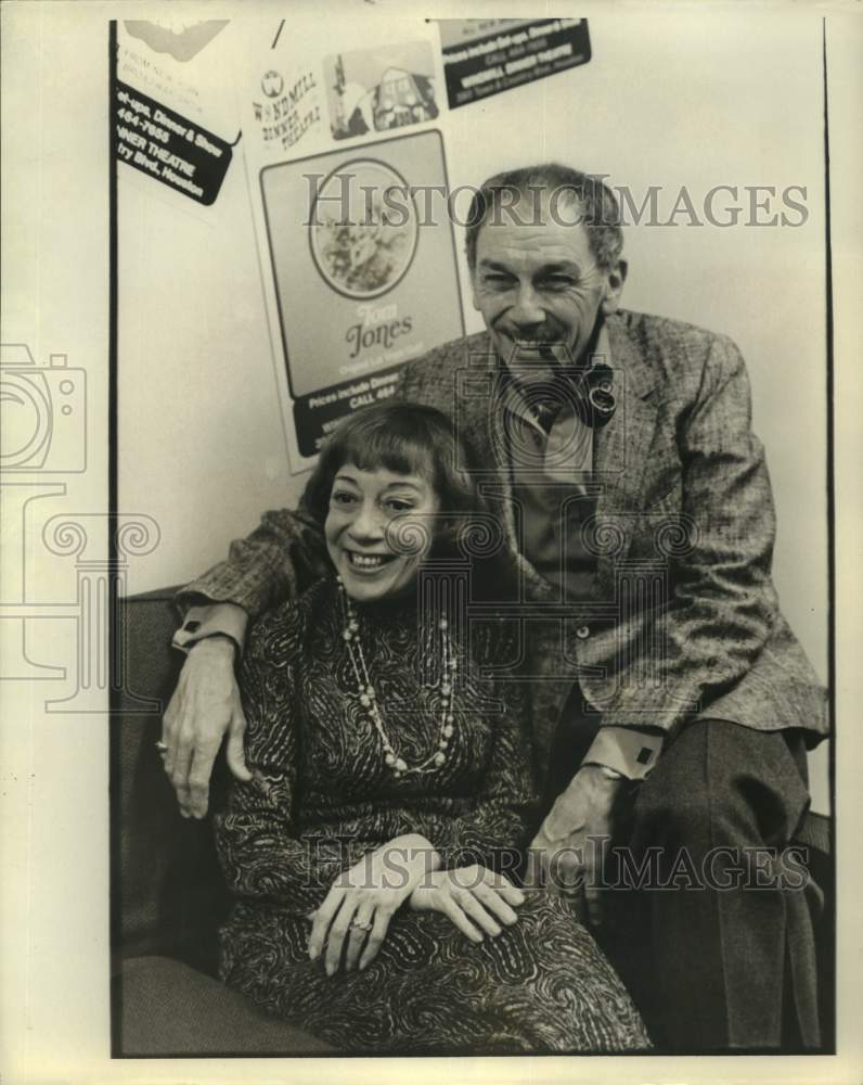 1971 Entertainer Imogene Coca & husband - Historic Images