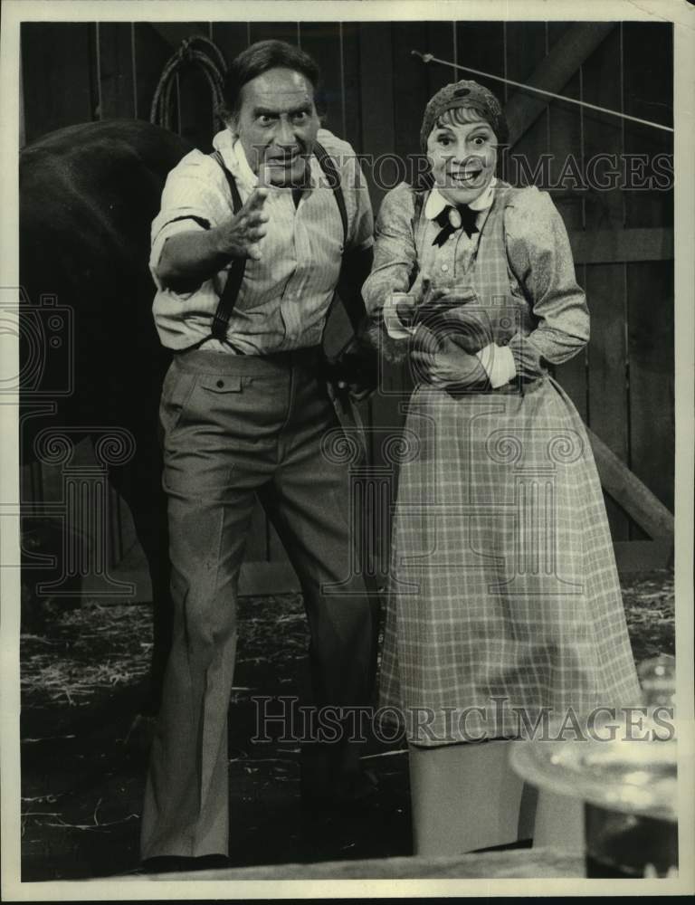 1978 Press Photo Imogene Coca, Sid Caesar on &quot;A Salute to American Imagination&quot; - Historic Images