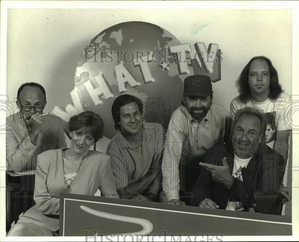 1992 Press Photo Comedian Ron Crick and others featured in &quot;Ron&quot; - Historic Images