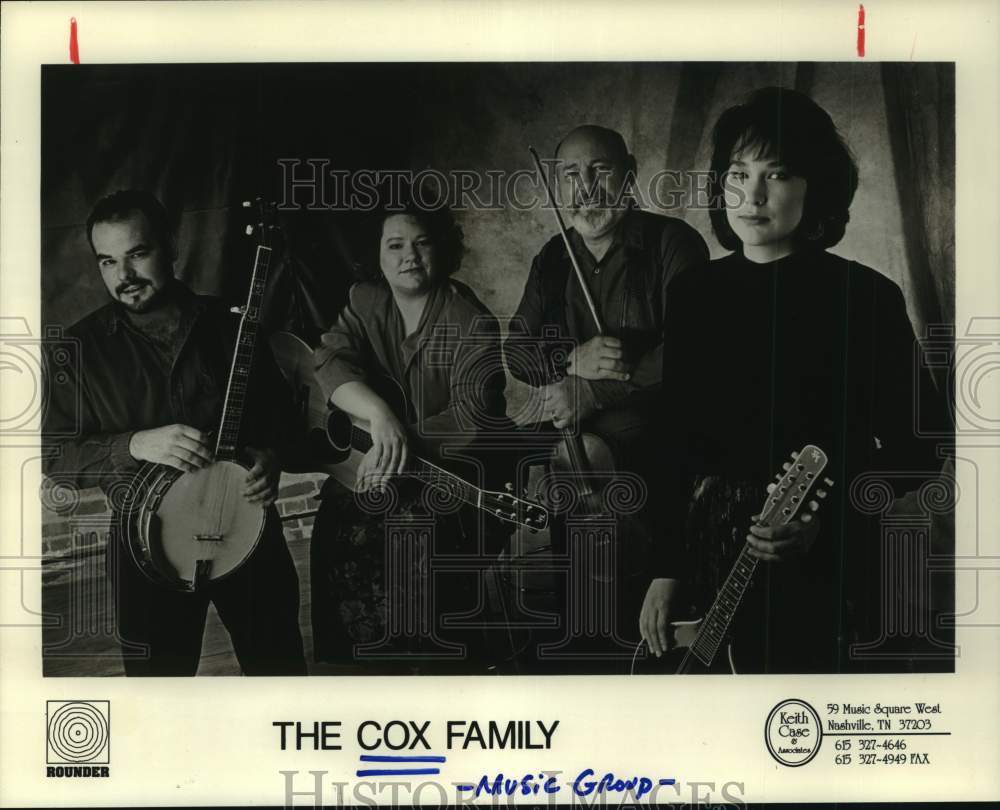 1993 The Cox Family, Music Group - Historic Images