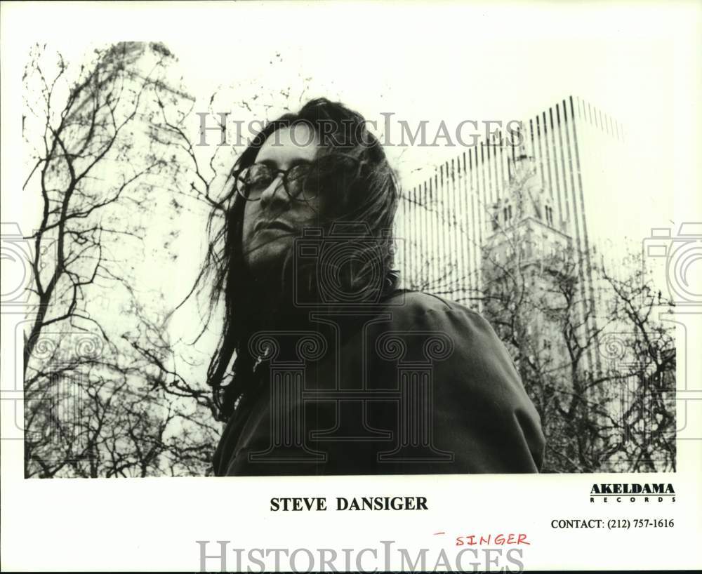 Press Photo Singer Steve Dansiger - Historic Images