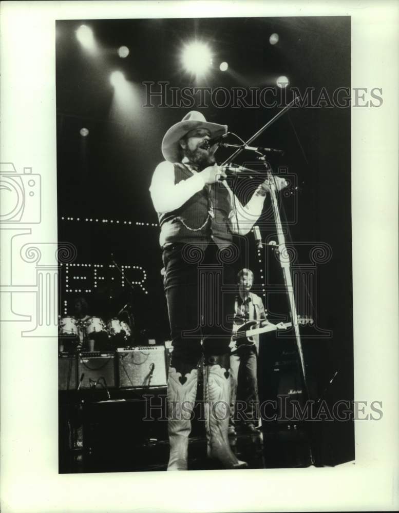 Press Photo Singer Charlie Daniels of The Charlie Daniels Band - Historic Images