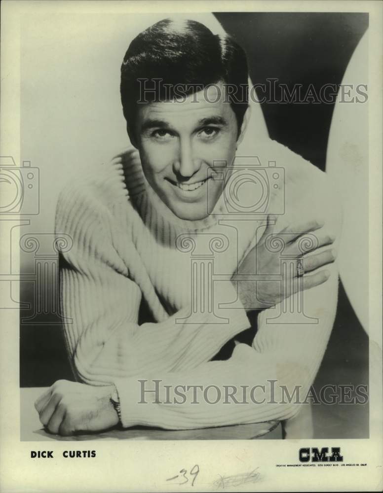 1972 Press Photo Dick Curtis appears on Big City Beat - Historic Images