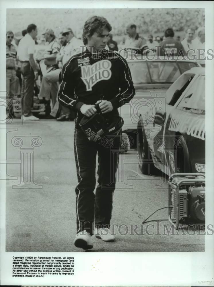 1990 Press Photo Actor Tom Cruise in "Days of Thunder" - Historic Images