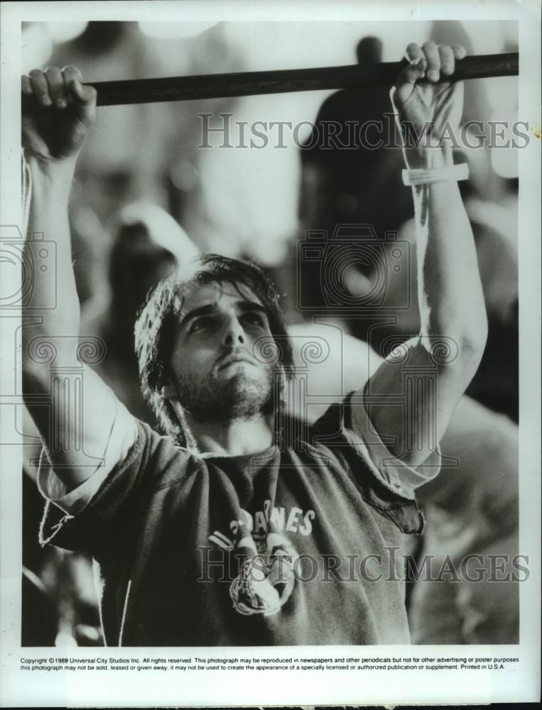 1989 Actor Tom Cruise in "Born on the Fourth of July" - Historic Images