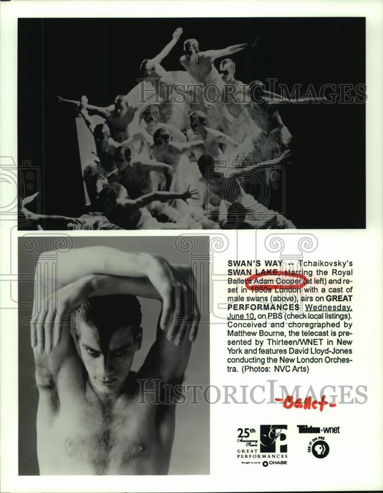 1998 Adam Cooper stars in "Great Performances: Swan Lake" ballet - Historic Images