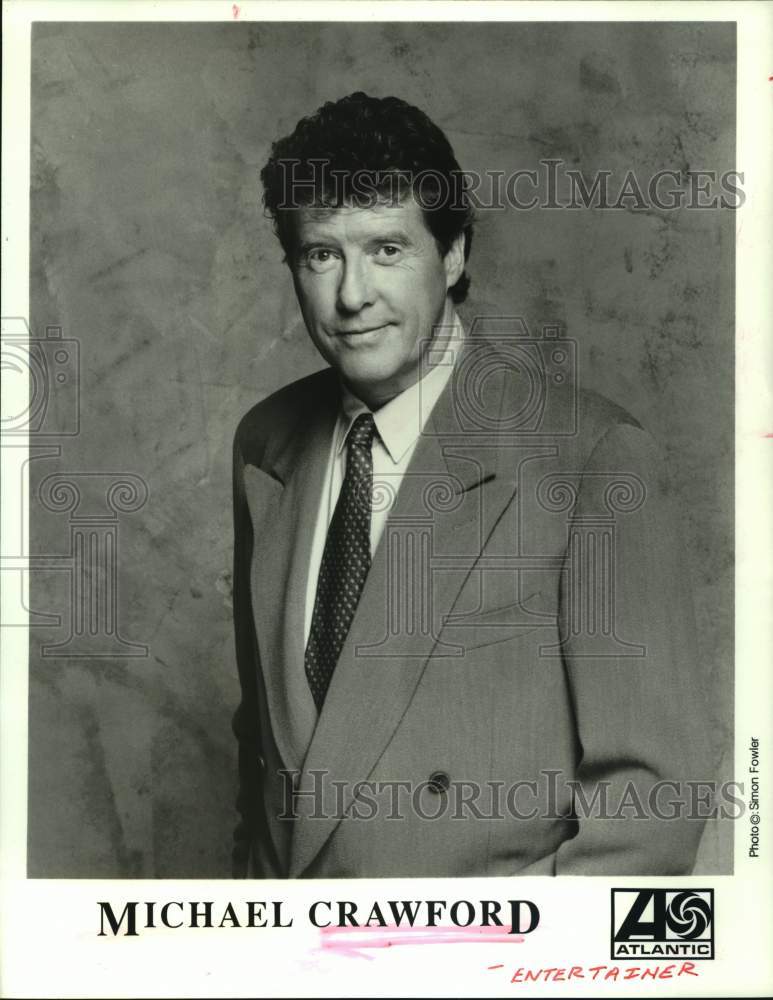 1995 Press Photo Entertainer Michael Crawford - Historic Images