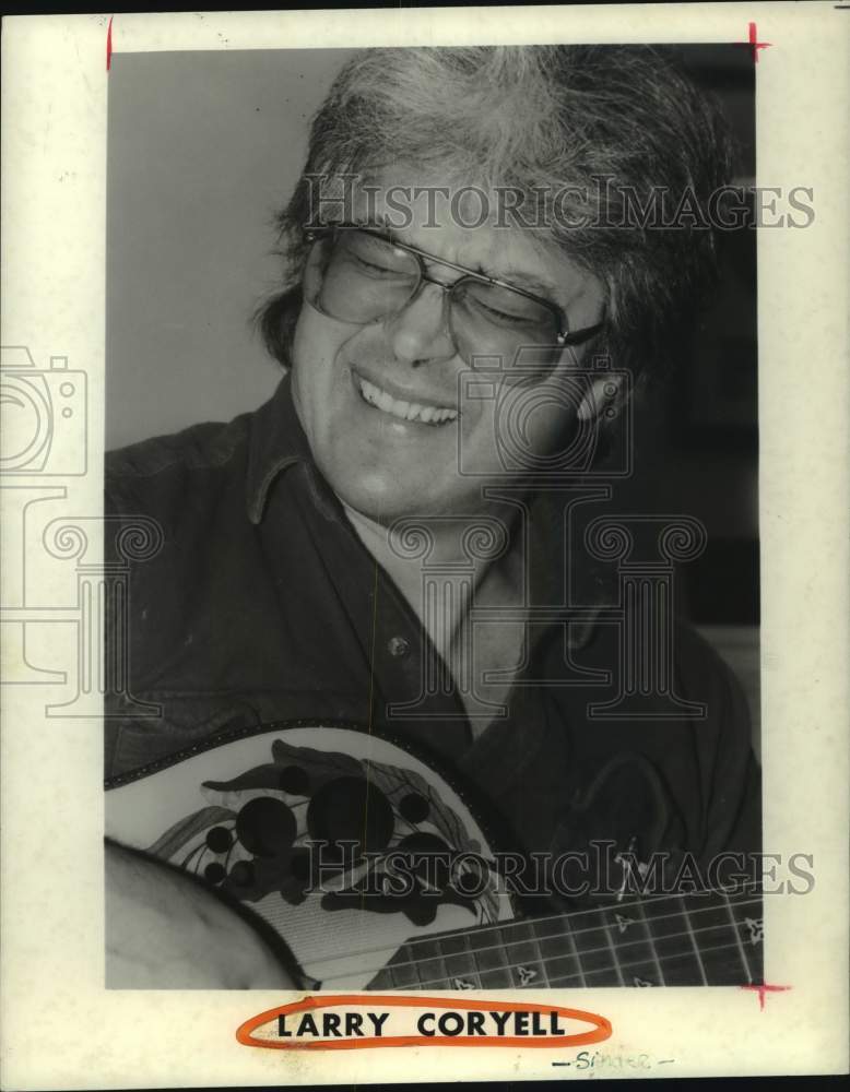1989 Press Photo Singer Larry Coryell - Historic Images