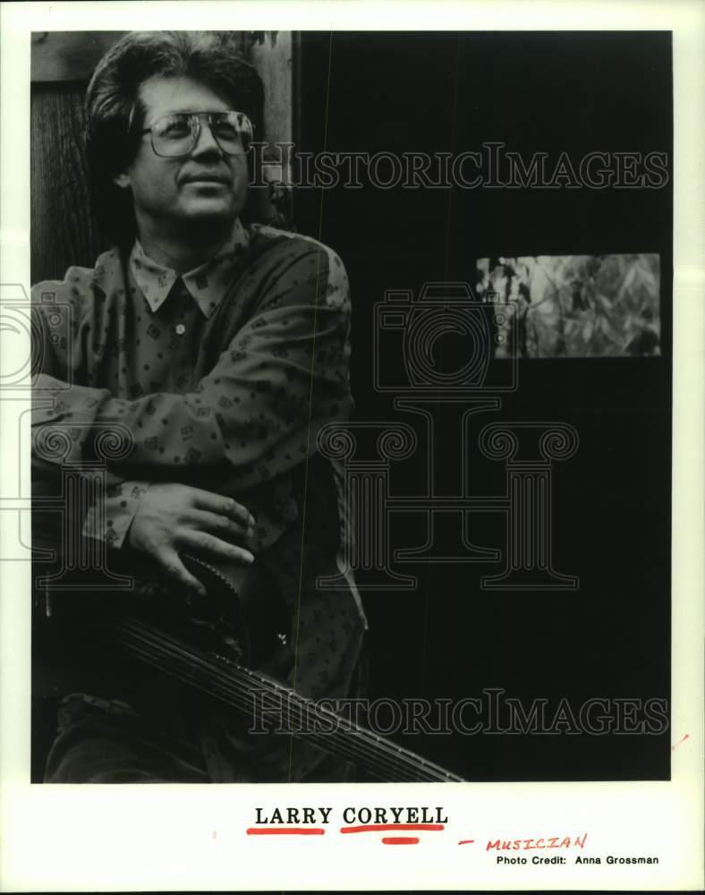 1996 Press Photo Musician Larry Coryell - Historic Images