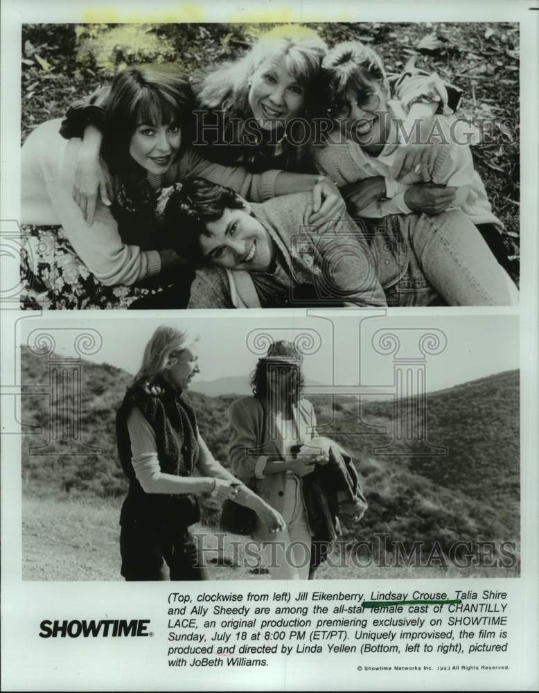 1993 Press Photo Scenes from "Chantilly Lace" Showtime Movie - Historic Images