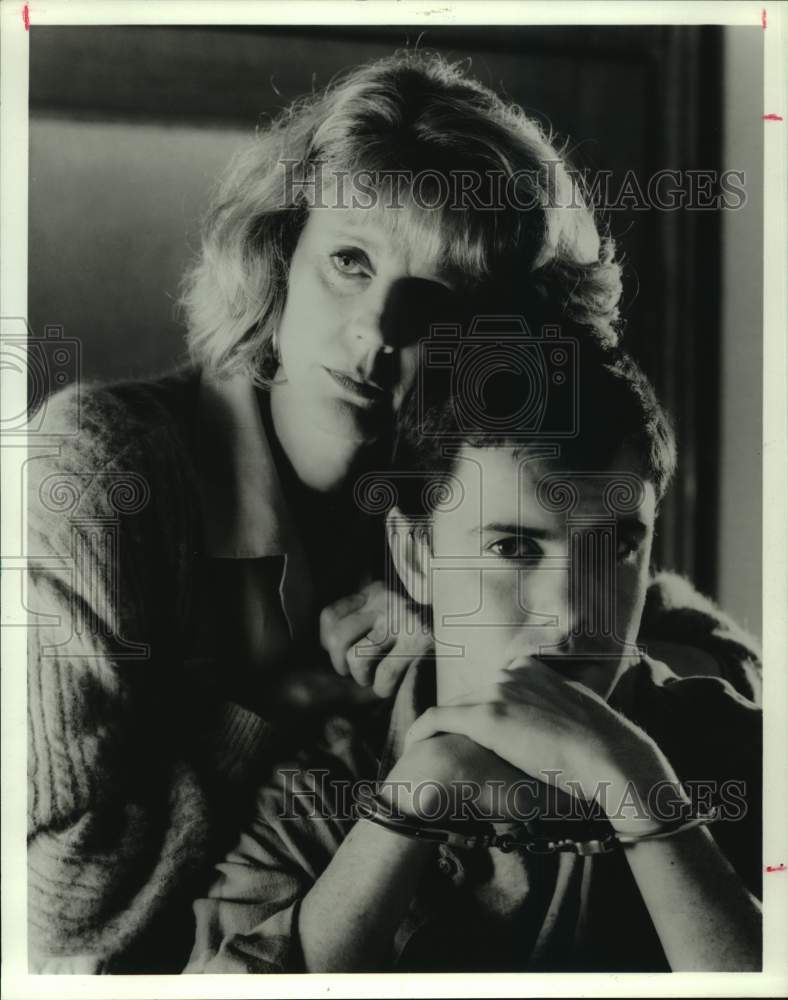 1992 Press Photo Blythe Danner and Matt McGrath in "Cruel Doubt" - Historic Images