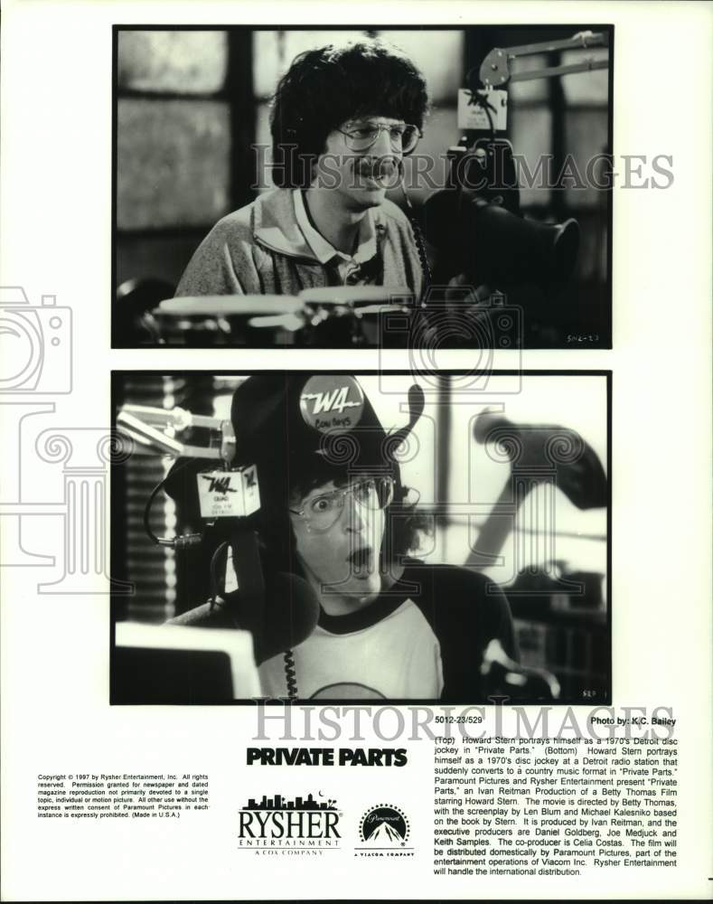 1997 Press Photo Howard Stern in "Private Parts" - Historic Images
