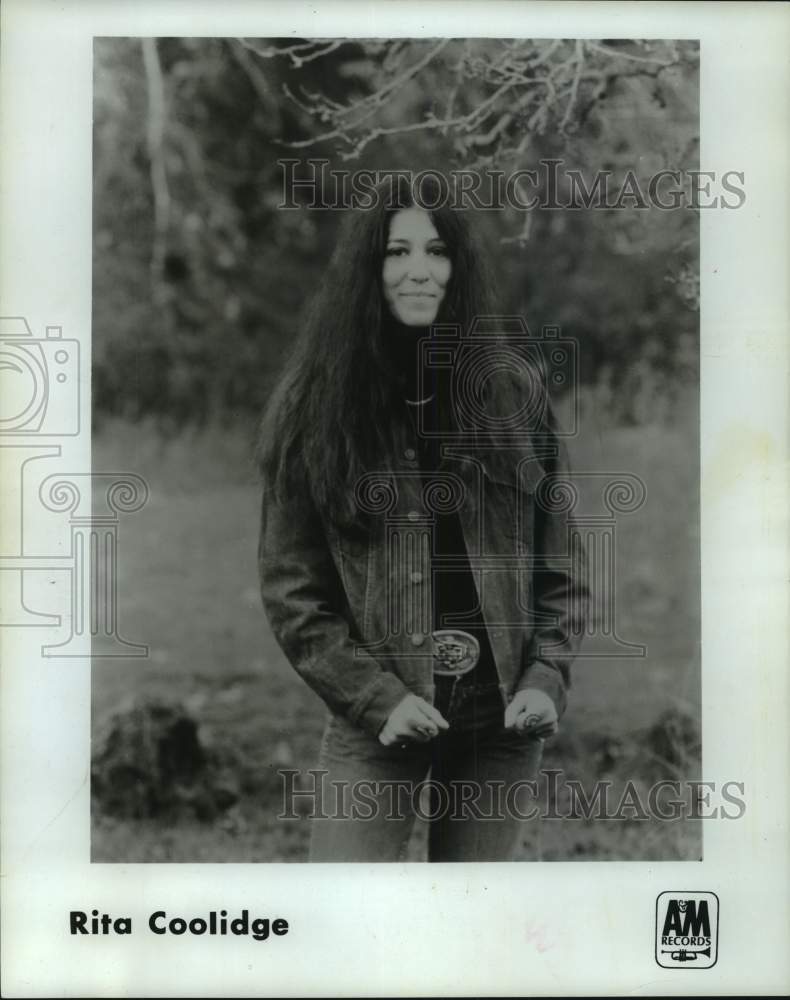 1971 Press Photo Singer Rita Coolidge - Historic Images