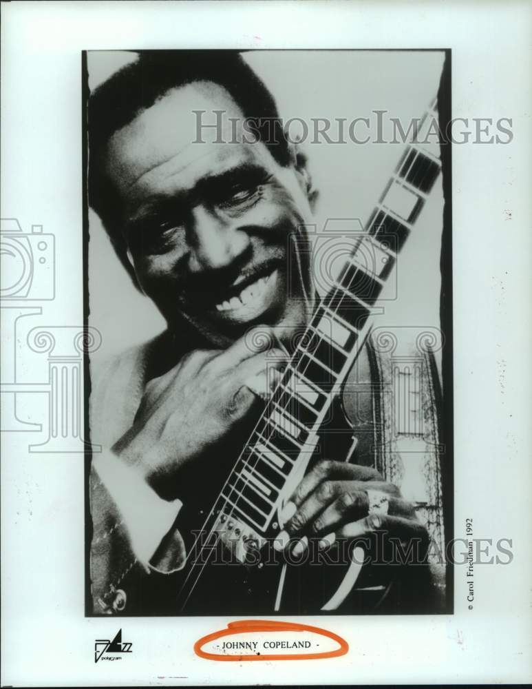 1992 Press Photo Musician Johnny Copeland - Historic Images