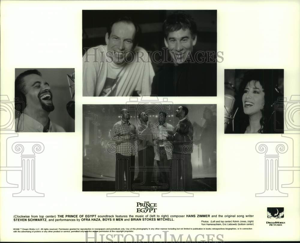 1998 Press Photo "The Prince of Egypt" Soundtrack Musical Performers - Historic Images