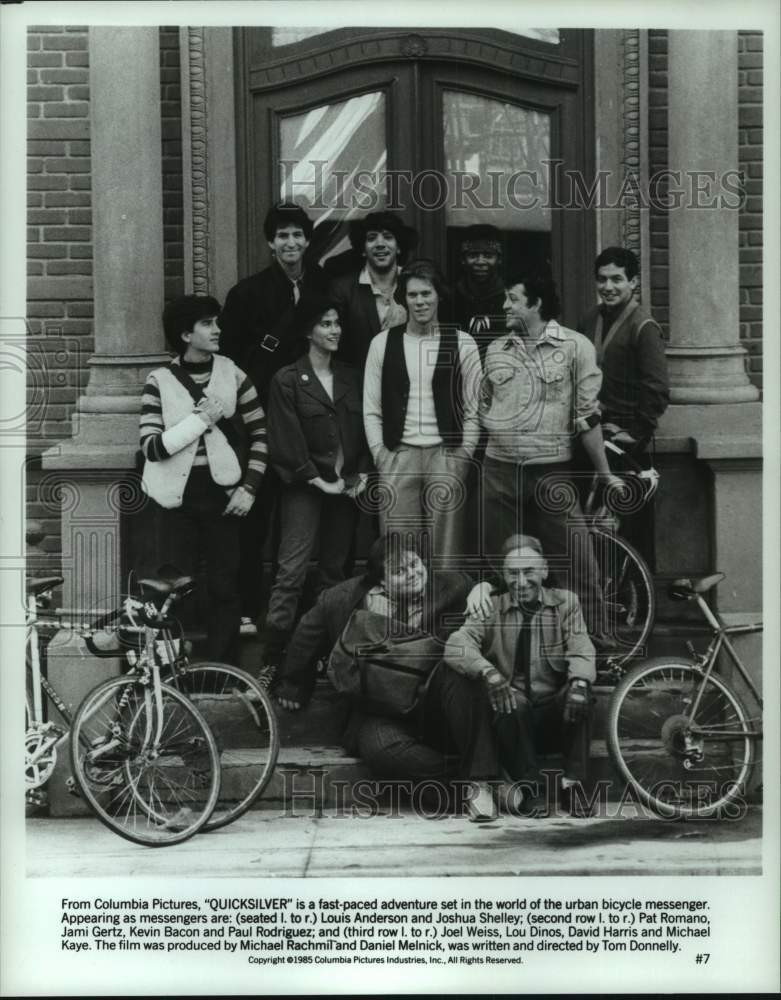 1985 Press Photo &quot;Quicksilver&quot; Cast Members - Historic Images