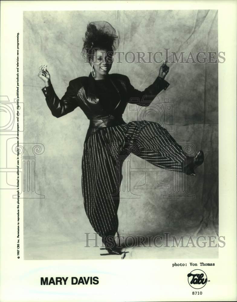 1997 Press Photo Mary Davis, Music - Historic Images