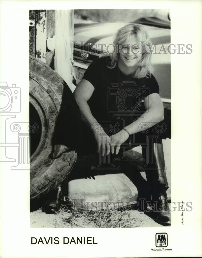 Press Photo Musician Davis Daniel - Historic Images