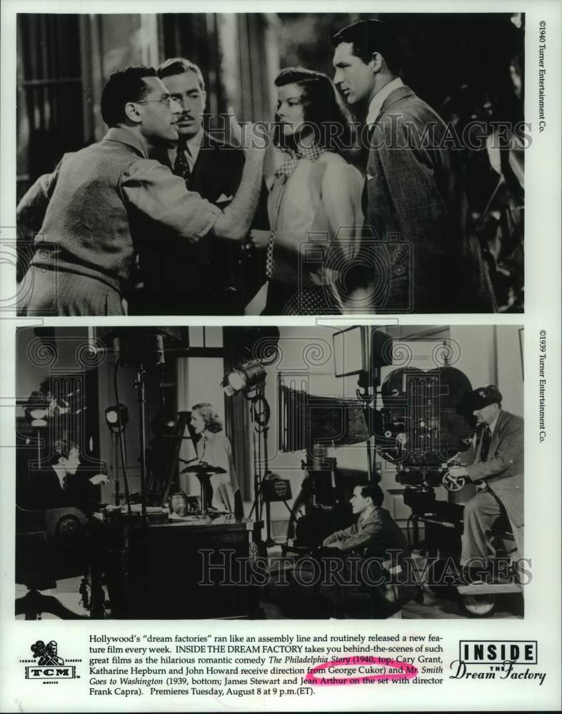 1939 Press Photo George Cukor and others featured on &quot;Inside the Dream Factory&quot; - Historic Images