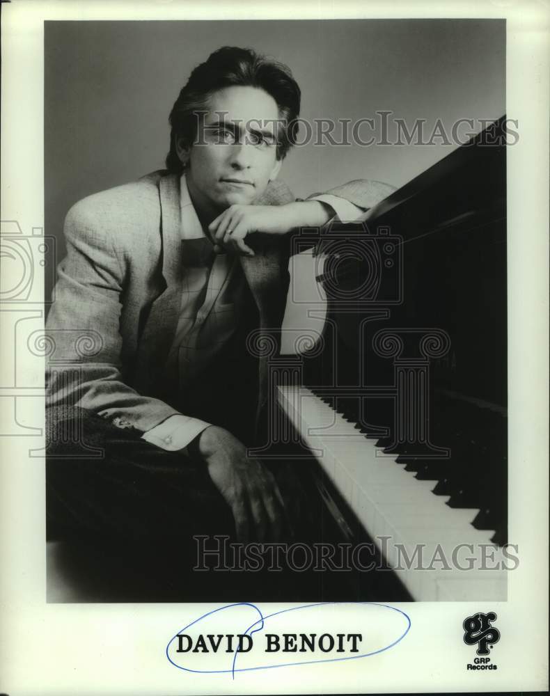 1987 Press Photo Musician David Benoit - Historic Images