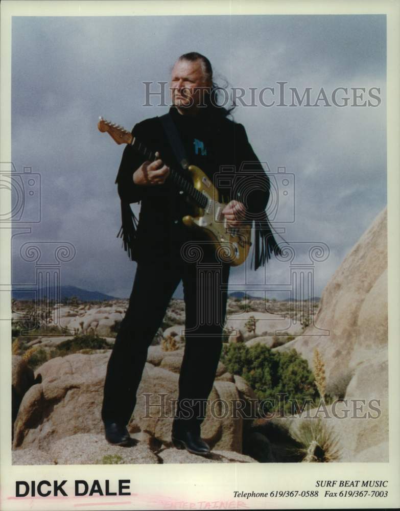 1996 Press Photo Entertainer Dick Dale - Historic Images