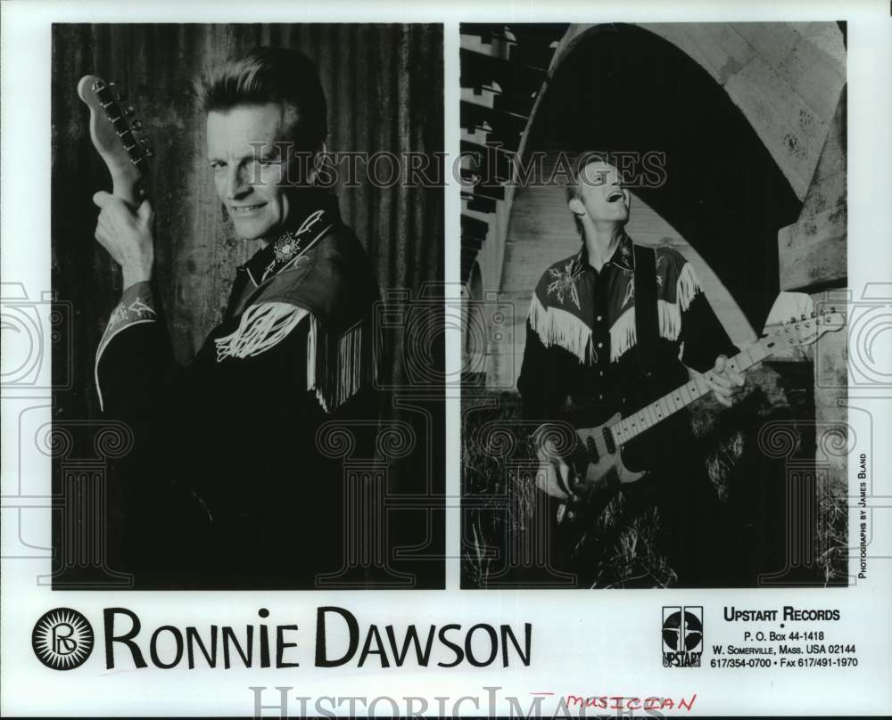 1996 Press Photo Musician Ronnie Dawson - Historic Images