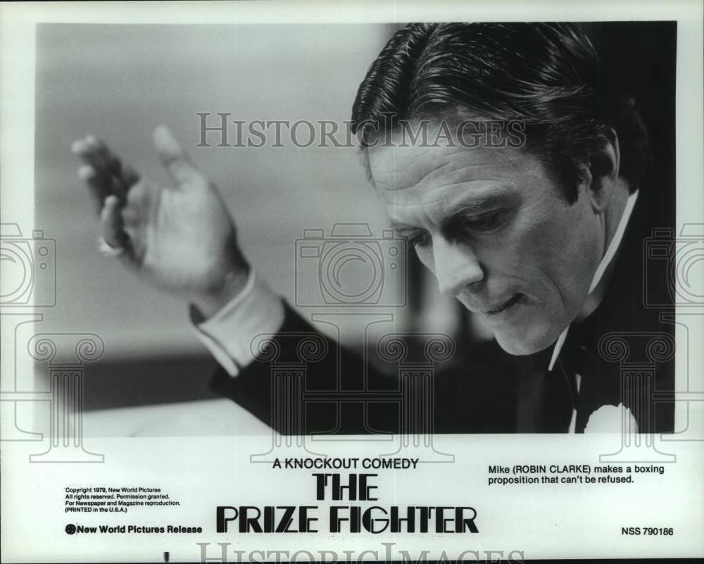 1979 Press Photo Robin Clarke acts in The Prize Fighter - Historic Images