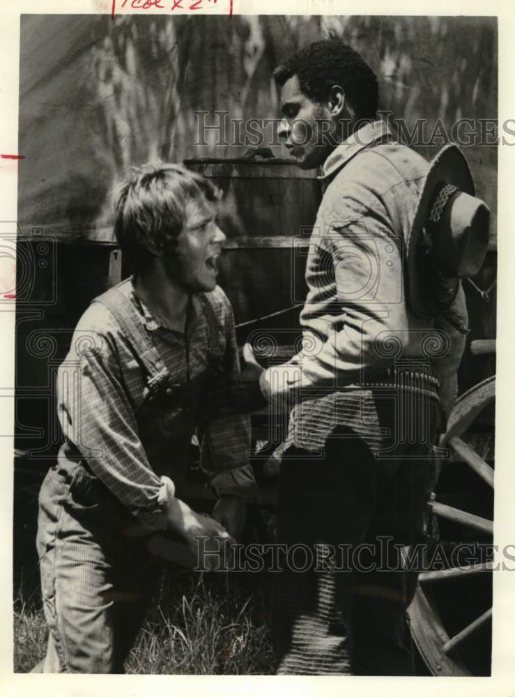 1968 Actor Michael Burns in scene with co-star-Historic Images