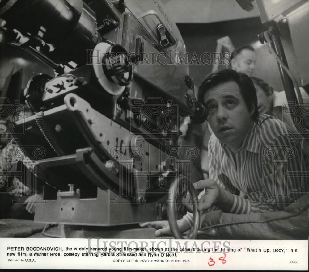 1972 Press Photo Film director Peter Bogdanovich - Historic Images