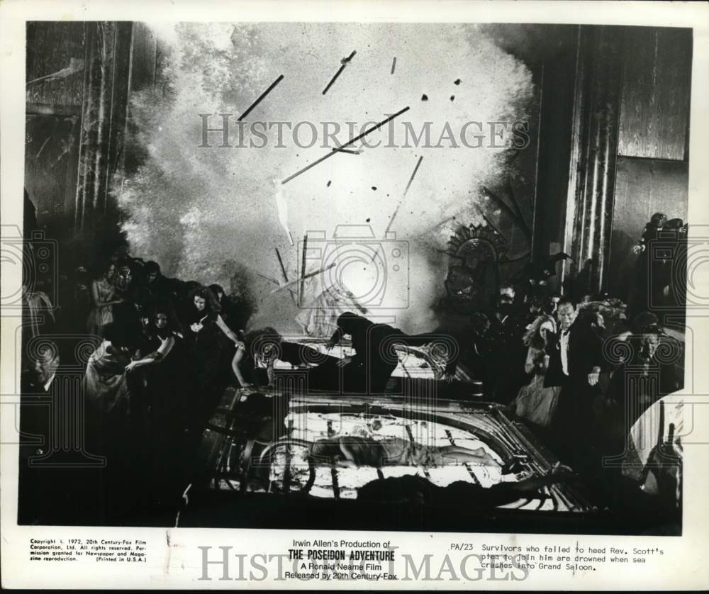 1972 "The Poseidon Adventure" Movie Scene - Historic Images