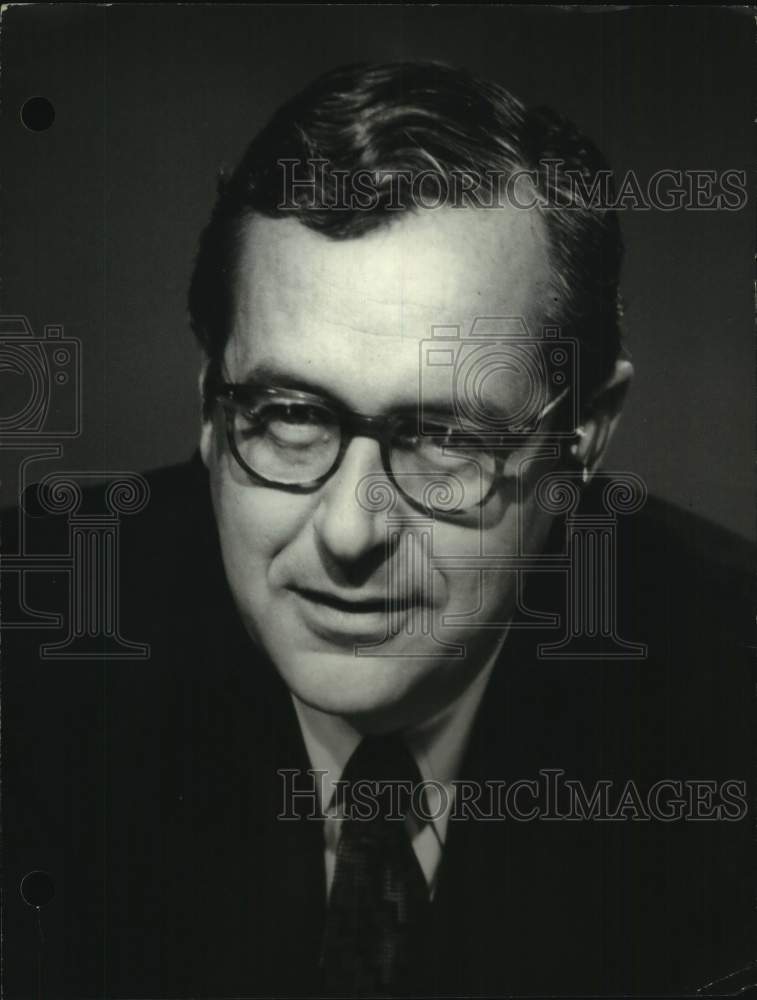 1979 Press Photo John Chancellor on "NBC Nightly News" - Historic Images