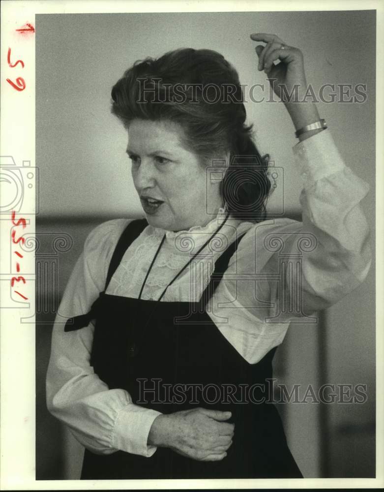 1984 Press Photo Robinne Comissiona, wife of  conductor Sergiu Comissiona - Historic Images